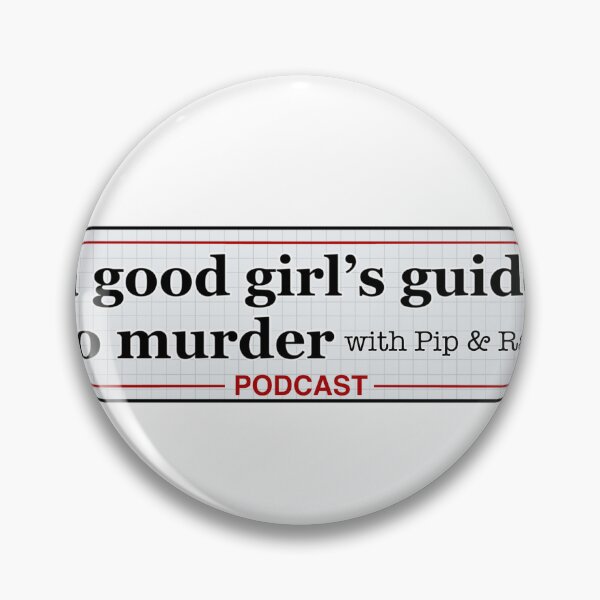 Item preview, a good girl's guide to murder podcast sticker designed and sold by Mayass-Art.