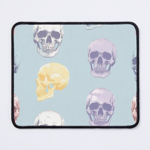 Item preview, Tiled Pastel Skulls Pattern designed and sold by dcrc.