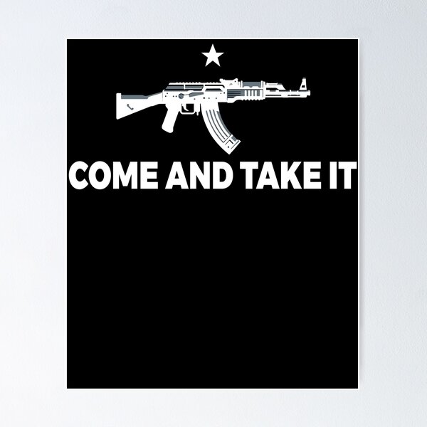 Item preview, Come And Take It AR15 MK12 LPVO Rifle Texas Flag designed and sold by Milano-style.