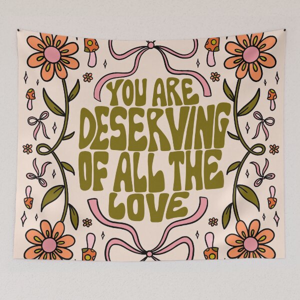 Item preview, You Are Deserving designed and sold by doodlebymeg.