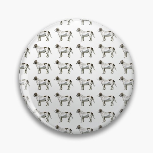 Item preview, Saint Bernard Abbess Medium Tiled Pattern designed and sold by ElegantTeaTime.