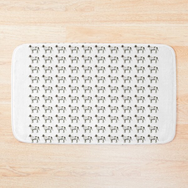 Item preview, Saint Bernard Abbess Medium Tiled Pattern designed and sold by ElegantTeaTime.