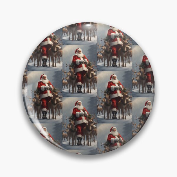 Item preview, Santa Clause and His Reindeers designed and sold by TheDarkWardrobe.