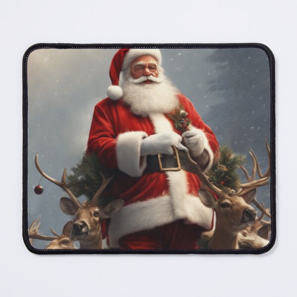 Item preview, Santa Clause and His Reindeers designed and sold by TheDarkWardrobe.