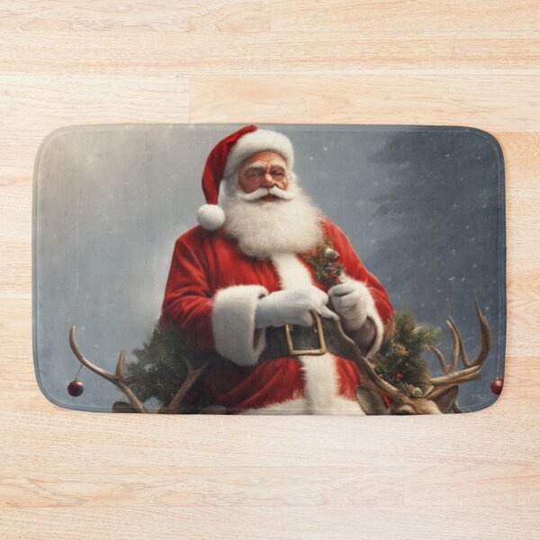 Item preview, Santa Clause and His Reindeers designed and sold by TheDarkWardrobe.