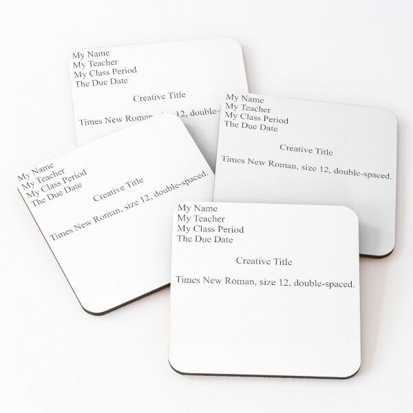 Item preview, MLA Format designed and sold by Dlash.