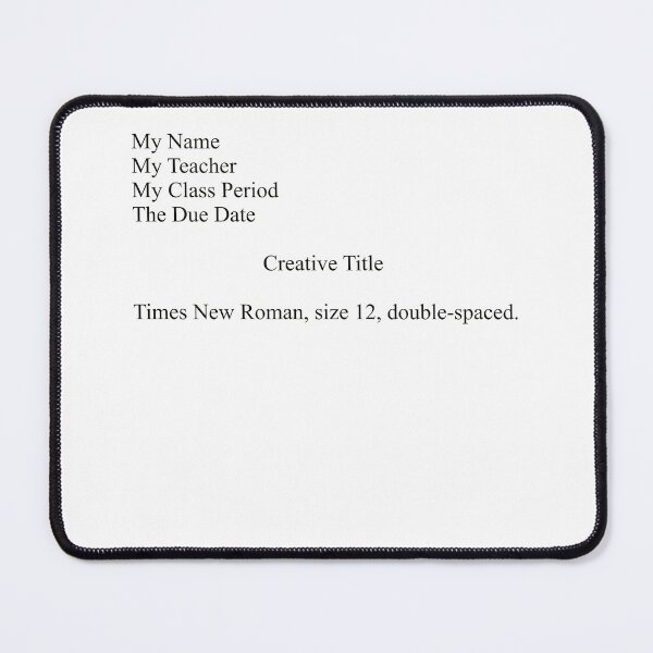 Item preview, MLA Format designed and sold by Dlash.