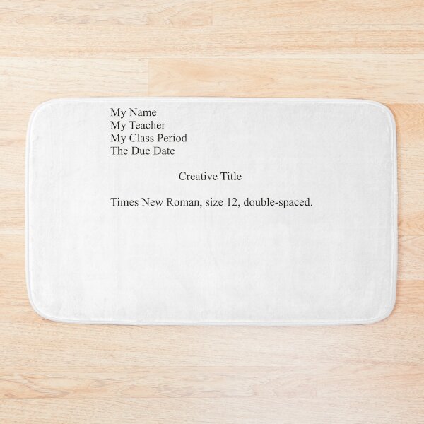 Item preview, MLA Format designed and sold by Dlash.