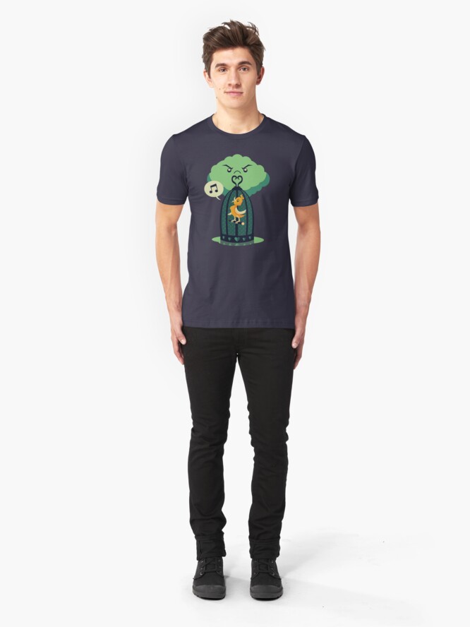 Alternate view of The Caged Bird Slim Fit T-Shirt