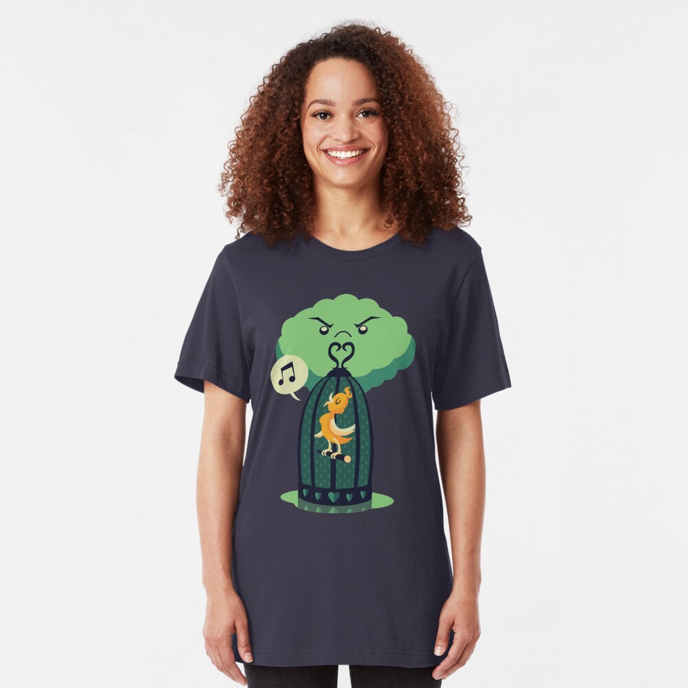 The Caged Bird Slim Fit T-Shirt