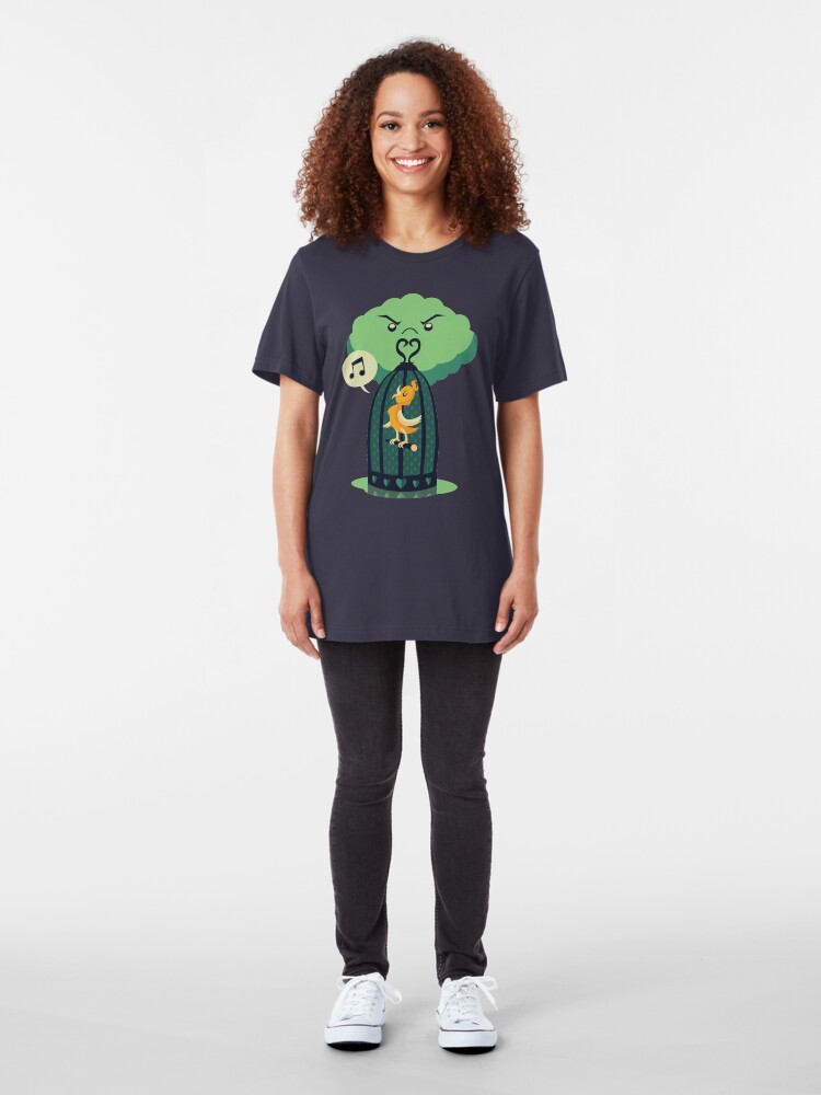 Alternate view of The Caged Bird Slim Fit T-Shirt