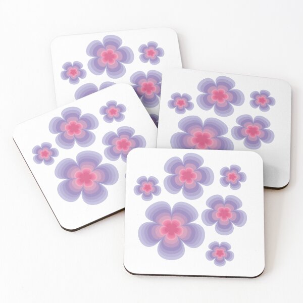 Item preview, Flowers with a gradient from violet to pink designed and sold by Asutip.