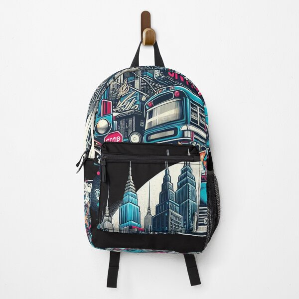Item preview, Metropolis: Vibrant Cityscape Graffiti Print designed and sold by MrGraffo.