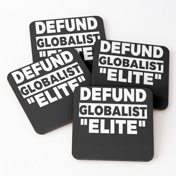Item preview, Defund Globalist "Elite" designed and sold by Milano-style.