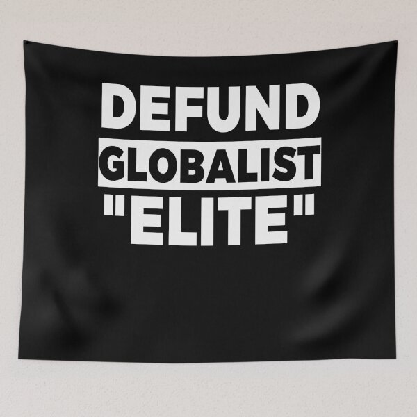 Item preview, Defund Globalist "Elite" designed and sold by Milano-style.