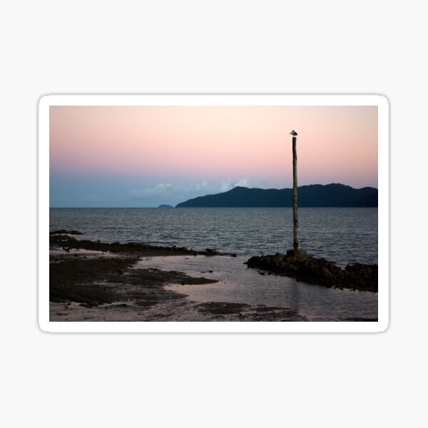 Perched High and Dry at the Point. Sticker