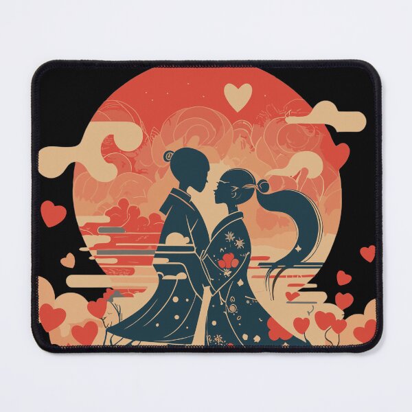 Item preview, Love Sunset Pastel Drawing designed and sold by Charm-Creations.