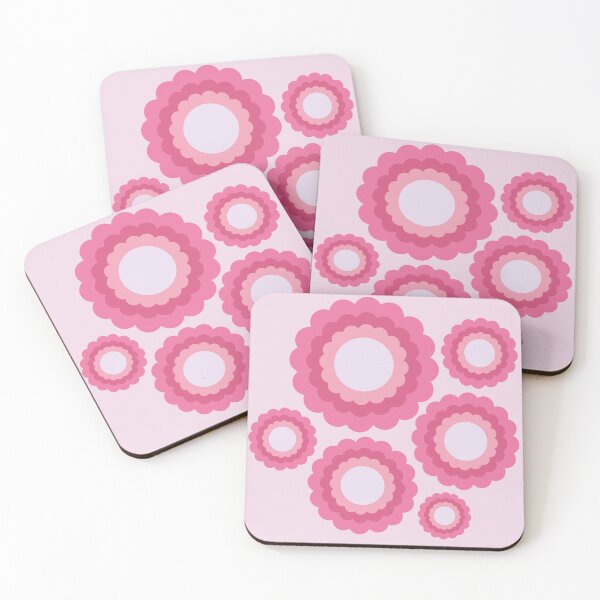 Item preview, Flowers with pink gradients designed and sold by Asutip.