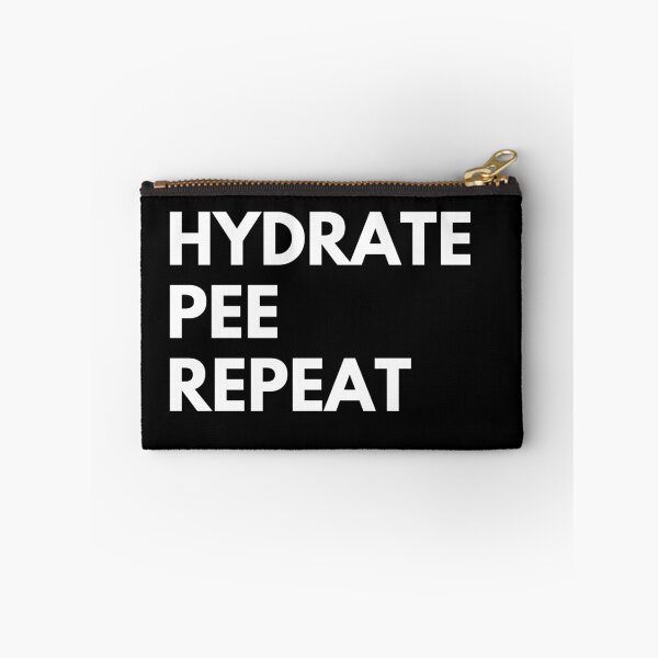 Item preview, Hydrate Pee Repeat - Water Routine Humor - white designed and sold by Ingridpd.