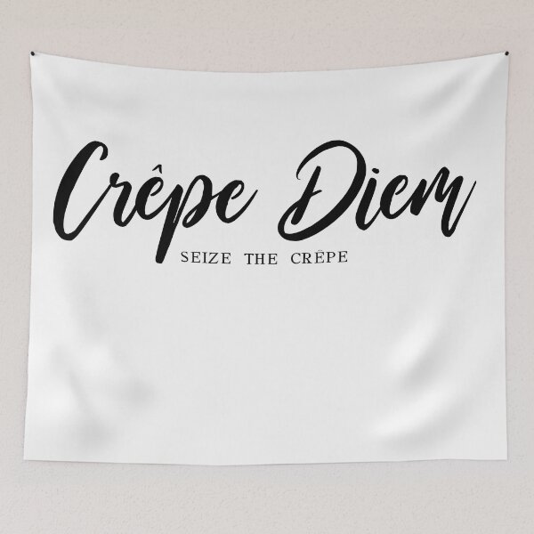 Item preview, Crêpe Diem - Seize the crêpe - Funny French pun designed and sold by Francophile.