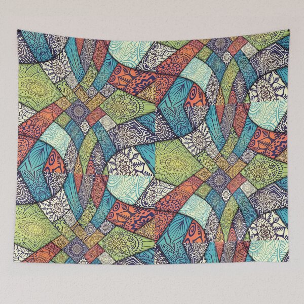 Item preview, Colorful Patchwork Pattern Design designed and sold by Vicky021.