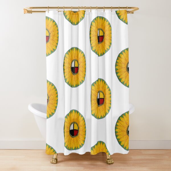 Item preview, Medicine Wheel Sunflower designed and sold by Boozhoo.