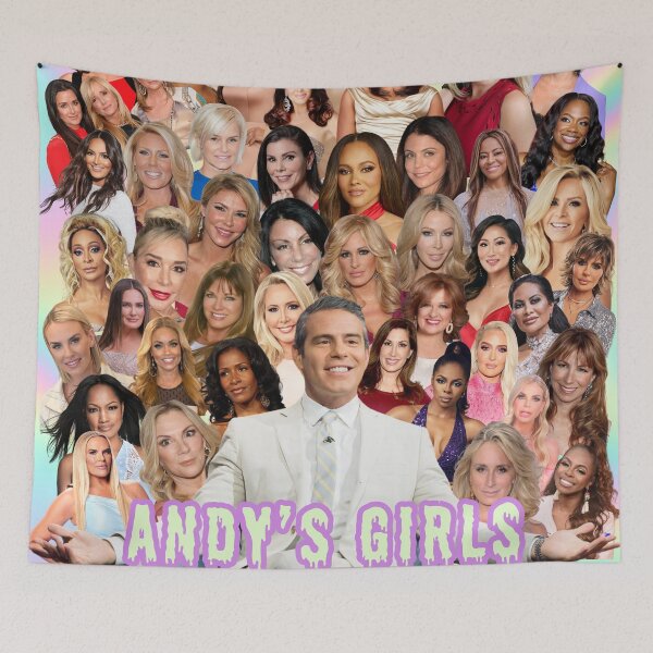 Item preview, Andy's Girls Real Housewives Collage Pastel designed and sold by ChaoticCargo.