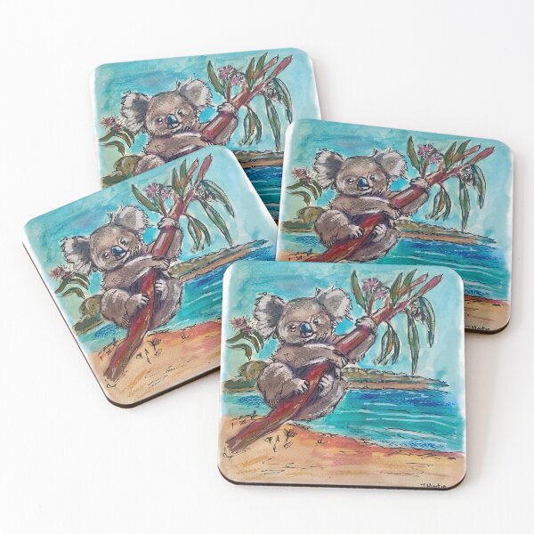 Item preview, Beach Koala  designed and sold by TraceyMackieArt.