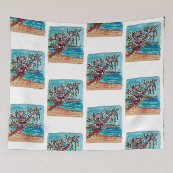 Item preview, Beach Koala  designed and sold by TraceyMackieArt.