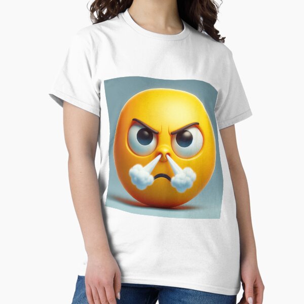 Irritated with Steam Blowing Out of Its Nose Classic T-Shirt