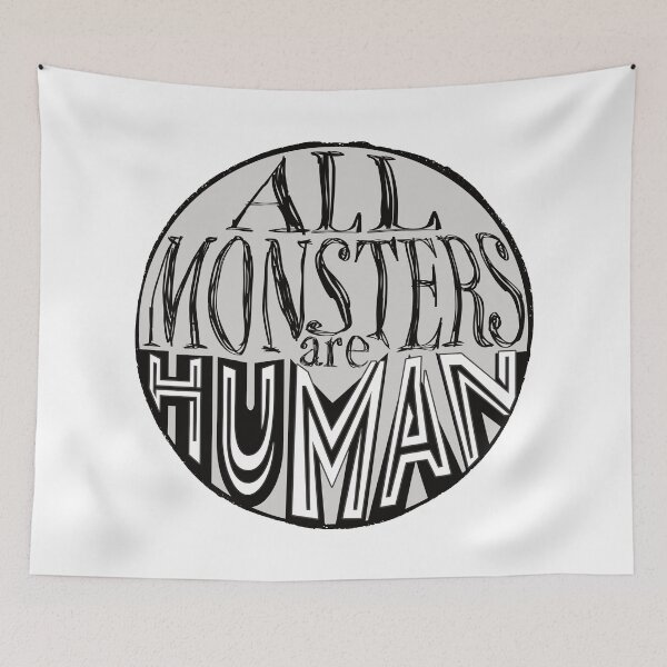 Item preview, All Monsters Are Human designed and sold by SirLeeTees.