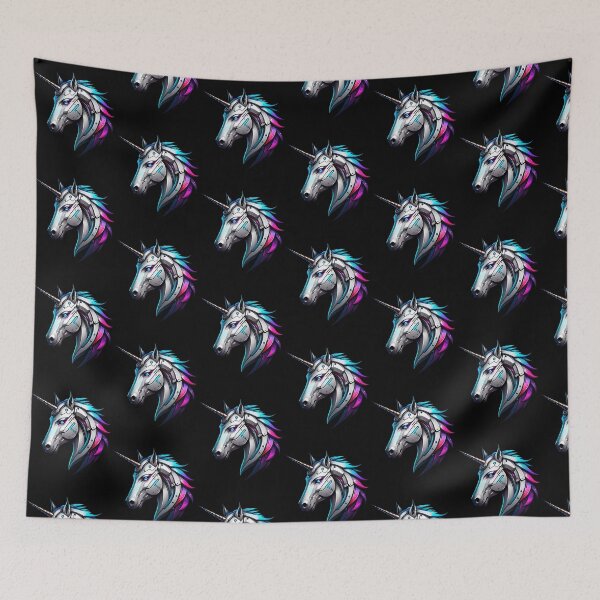 Item preview, The Last Unicorn Head Cyberpunk designed and sold by WIKWOK.