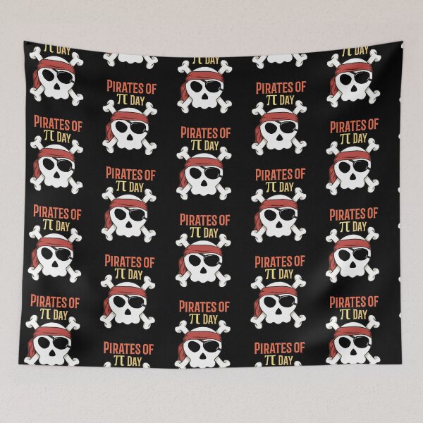 Item preview, Pirates of π Day-Pi day-mathematics-Pirates-mathTeacher-algebra-pi skull pirate designed and sold by ButterflyDsgns6.