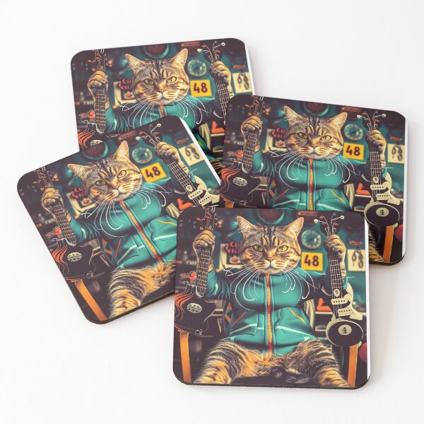 Item preview, Frenzy Feline 48: The Colorful Cat Symphony designed and sold by geodedebit.