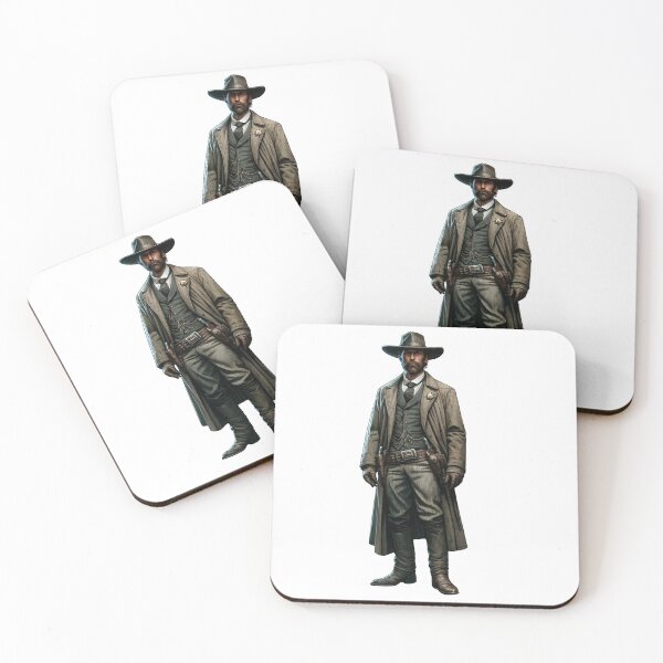 Item preview, Old Wild West Sheriff Police Cop from 1800s 1900s  designed and sold by kylmllr101684.