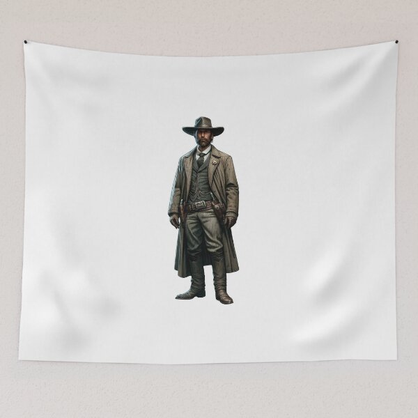 Item preview, Old Wild West Sheriff Police Cop from 1800s 1900s  designed and sold by kylmllr101684.