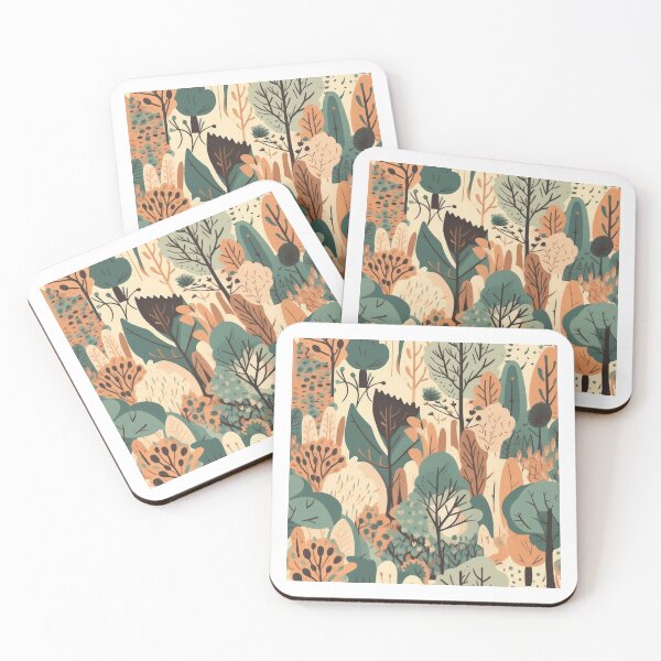 Item preview, Autumnal Woodland Illustration in Warm Hues designed and sold by PICbyFemke.