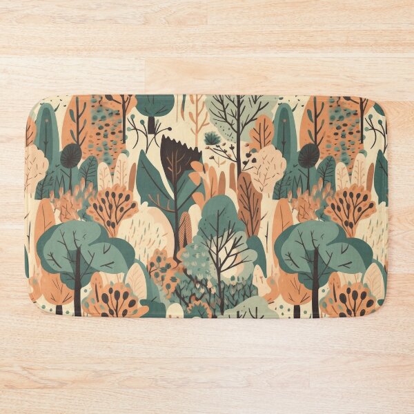 Item preview, Autumnal Woodland Illustration in Warm Hues designed and sold by PICbyFemke.