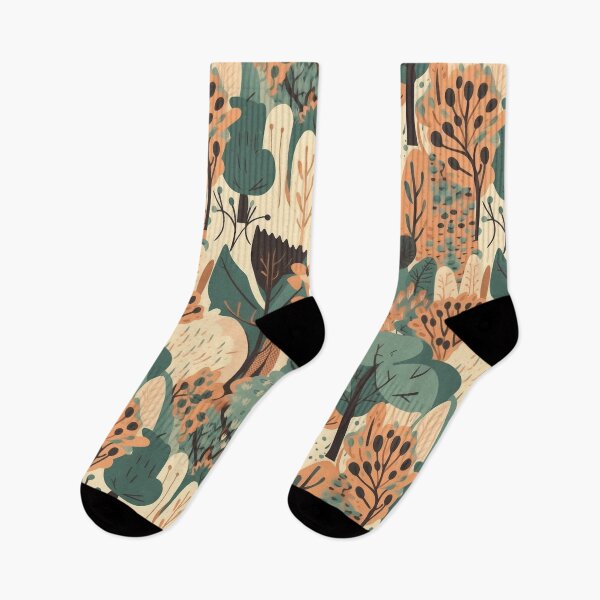 Item preview, Autumnal Woodland Illustration in Warm Hues designed and sold by PICbyFemke.