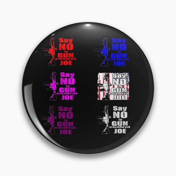 Item preview, 2024 Election Red White Blue Say No To Gun Control Joe Sticker Pack designed and sold by montezwalls.
