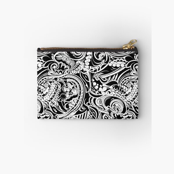 Item preview, Black and White Fancy Pattern 01  designed and sold by JoanNinjaHen.
