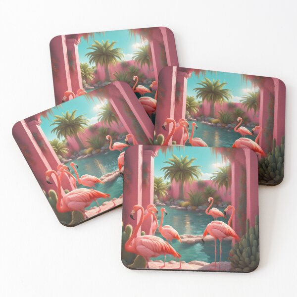 Item preview, Flamingo paradise designed and sold by seahorse crossing.