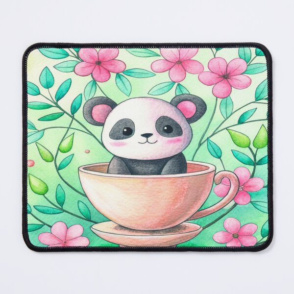 Item preview, Panda Haven: Bamboo Bliss and Tranquil Teacup designed and sold by CutesyKoala.