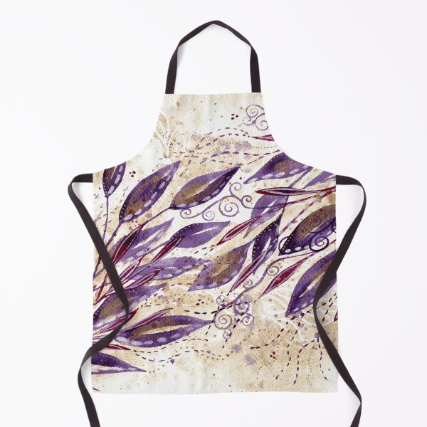 Item preview, Purple Majesty - Intuitive abstract watercolour painting in purple and gold designed and sold by klbailey.