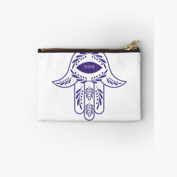 Item preview, 999 Angel Number Purple Hamsa Hand designed and sold by hamsasoul.