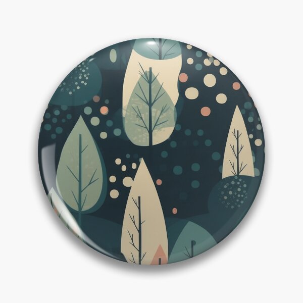 Item preview, Mystical Midnight Forest Abstract Pattern designed and sold by PICbyFemke.