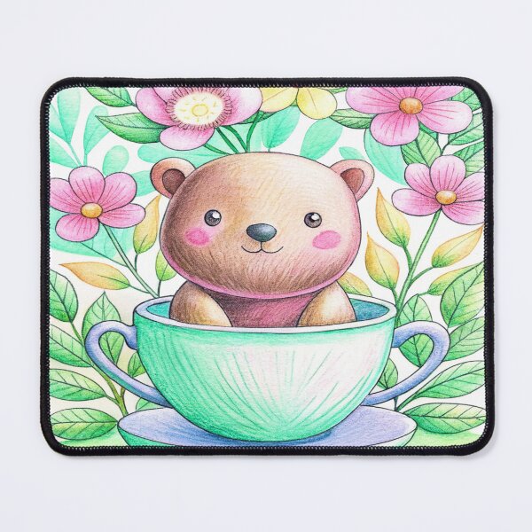 Item preview, Bear in Teacup Delight designed and sold by CutesyKoala.