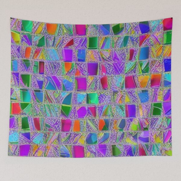 Item preview, Abstract Colorful Mosaic Pattern designed and sold by calibrit.