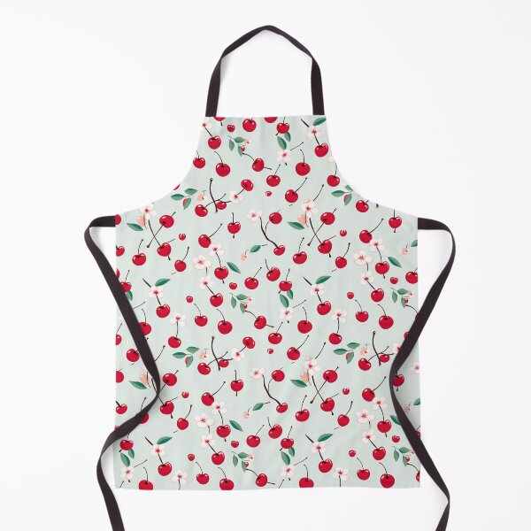Item preview, Cherry and blossom on white background designed and sold by Rebelka.