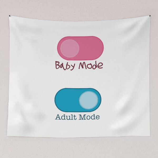 Aperçu de l'œuvre Mode bébé et mode adulte combinés créée et vendue par OuijaTheGoblin.